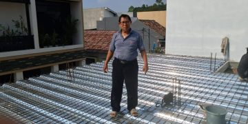 Persiapan Cor Dak Lantai 2 Pondok Tahfizh Al Iman, Panitia Cek Ketahanan Bondek dan Besi