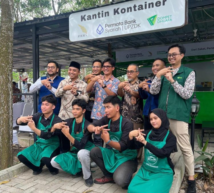 Kantin Kontainer Hadir di Kampus ITERA, Wadah Praktik Bisnis Sekaligus Penguat Ekosistem ZIS