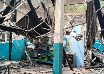Mesin Penanak Nasi Diduga Meledak, Bangunan SPPG Purwosari di Tanggamus Terbakar Rugi Rp1,5 Miliar