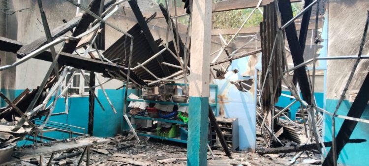 Mesin Penanak Nasi Diduga Meledak, Bangunan SPPG Purwosari di Tanggamus Terbakar Rugi Rp1,5 Miliar