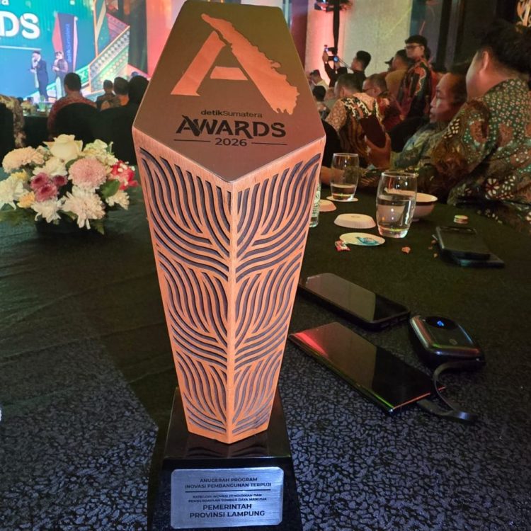 Pemprov Lampung Raih Anugerah detikSumatera Awards 2026
