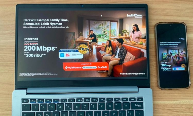 Promo IndiHome 200 Mbps Mulai Rp300 Ribu, Telkomsel Bidik Pelanggan Sumbagsel