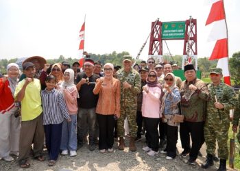 Resmikan Jembatan Garuda Merah Putih, Wagub Jihan Tekankan Pentingnya Kolaborasi Infrastruktur