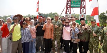Resmikan Jembatan Garuda Merah Putih, Wagub Jihan Tekankan Pentingnya Kolaborasi Infrastruktur