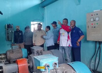 Bupati Askolani Tinjau Distribusi Air Bersih Merah Mata-Kenten Laut