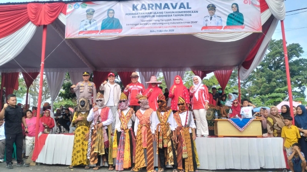 Semarak HUT ke-81 RI, Bupati Saleh Asnawi Ajak Warga Kota Agung Perkuat Persatuan