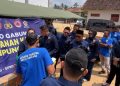 Peduli Karhutla TNWK, Karang Taruna Lampung Salurkan Masker, Obat-obatan hingga Makanan