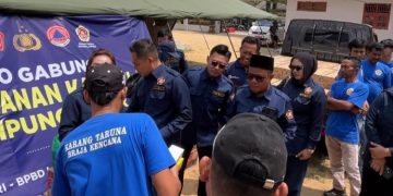 Peduli Karhutla TNWK, Karang Taruna Lampung Salurkan Masker, Obat-obatan hingga Makanan