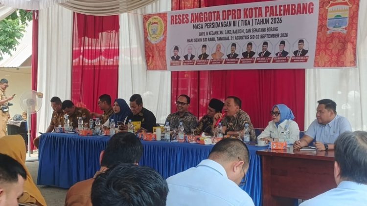 Reses Dapil IV Palembang, Dewan Dorong Sekolah Lebih Layak dan Layanan Kesehatan Maksimal