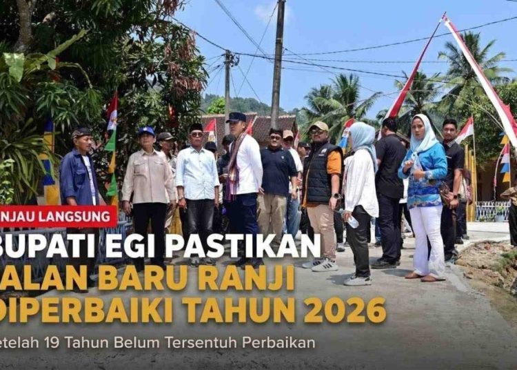 Bupati Egi Turun Langsung, Jalan Baru Ranji Dipastikan Diperbaiki Tahun Ini