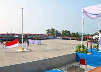 Merah Putih Berkibar di Menara Siger, Lampung Selatan Teguhkan Semangat Persatuan