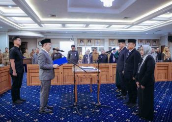 Tiga Pejabat Dilantik, Marindo Tekankan Integritas dan Transformasi Birokrasi