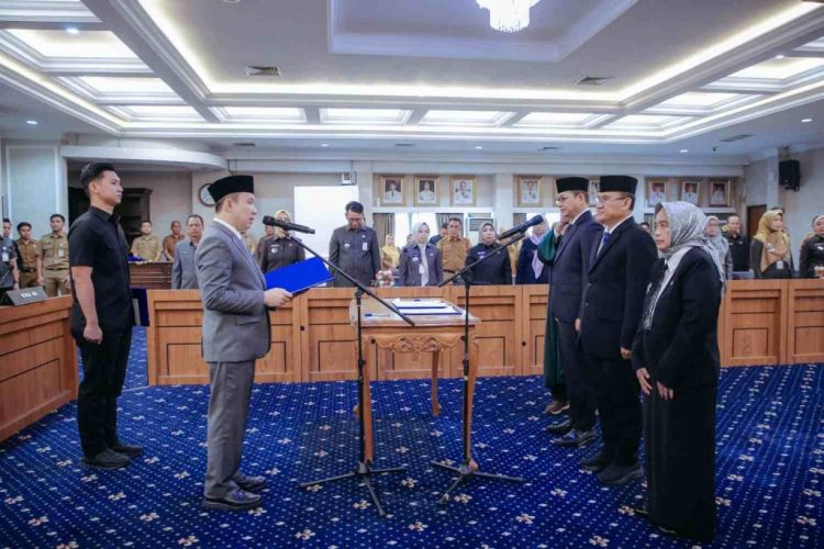 Tiga Pejabat Dilantik, Marindo Tekankan Integritas dan Transformasi Birokrasi