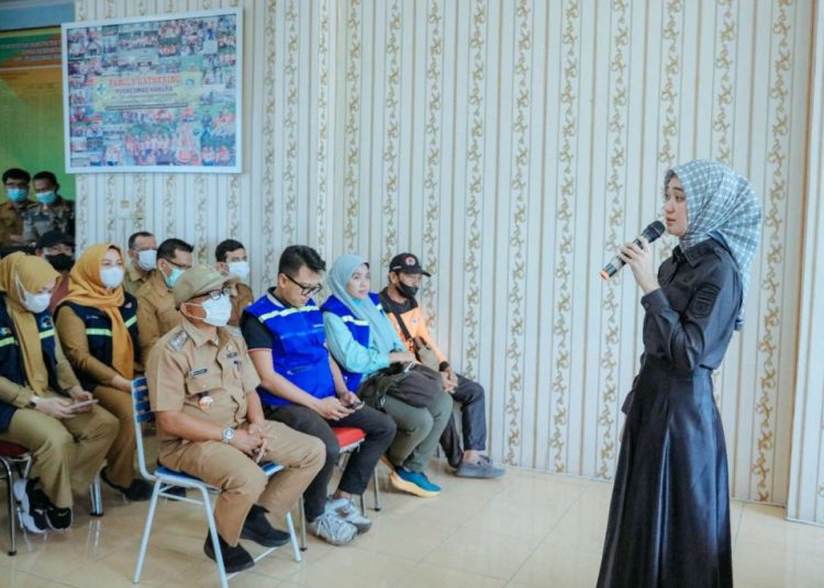 Periksa Jalur Evakuasi dan Sirene di Pesawaran, Jihan Nurlela: Satu Orang Wajib Satu Tas Siaga