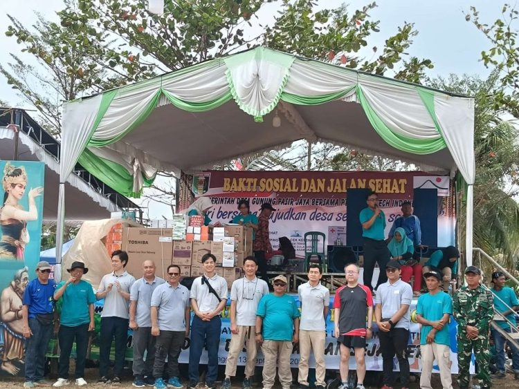 Gandeng Pemdes Gunung Pasir Jaya, PT Fermentech Indonesia Gelar Jalan Sehat Bertabur Hadiah