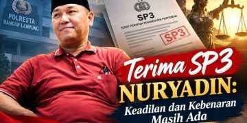 Polresta Bandar Lampung Terbitkan SP3, Nuryadin: Keadilan Masih Berpihak pada Kebenaran