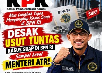 Soroti Suap Pelayanan Agraria, Seno Aji Desak Menteri ATR/BPN Mundur dari Jabatan