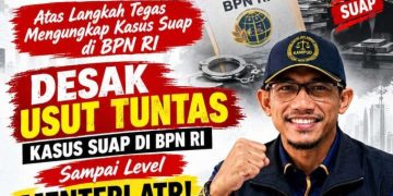 Soroti Suap Pelayanan Agraria, Seno Aji Desak Menteri ATR/BPN Mundur dari Jabatan