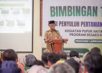 Buka Bimtek Pupuk Hayati Cair, Gubernur Mirza Dorong Efisiensi Biaya Petani Lampung