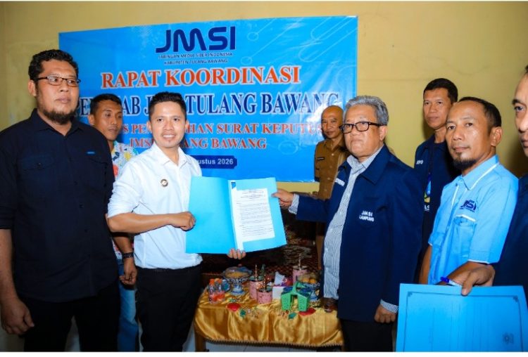 Suhirmansyah Resmi Jabat Plt Ketua JMSI Tulang Bawang