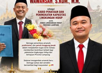 Wawansah Emban Tugas Kabid di DLH Lampung, Komite OSIS Dorong Penguatan Edukasi Pelajar