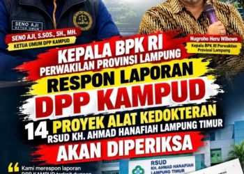 BPK RI Lampung Masukkan 14 Proyek Alkes RSUD Ahmad Hanafiah ke Bahan Pemeriksaan LKPD