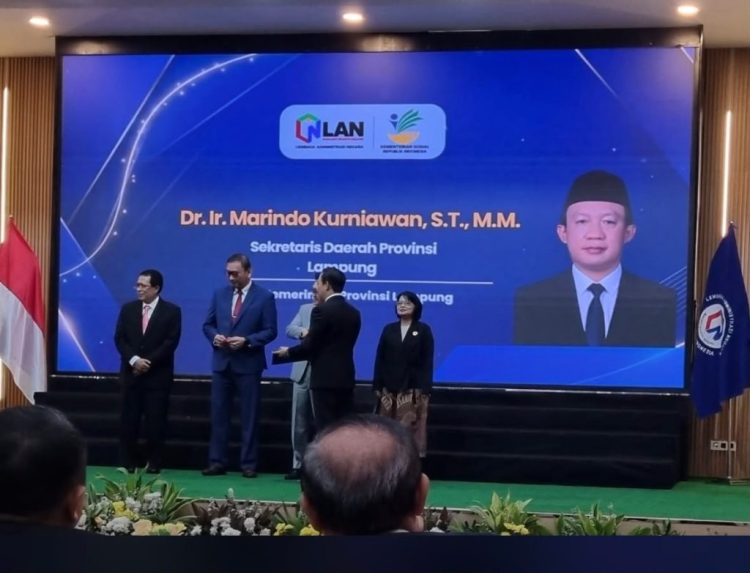 Raih Nilai Tertinggi Nasional, Sekdaprov Lampung Marindo Kurniawan Jadi Lulusan Terbaik RPL JPT Madya 2026