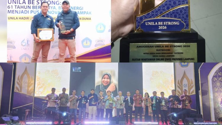 Dinilai Aktif Luaskan Informasi Pendidikan, IWO Lampung Raih Penghargaan Bergengsi Unila