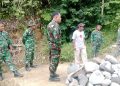 Buka Keterisolasian Warga Pelosok Karo, Kodim 0205 Kebut Pembangunan Jembatan Merah Putih