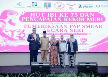 Hadiri HUT ke-75 IBI, Gubernur Mirza Apresiasi Pemecahan Rekor MURI Skrining Kanker Serviks