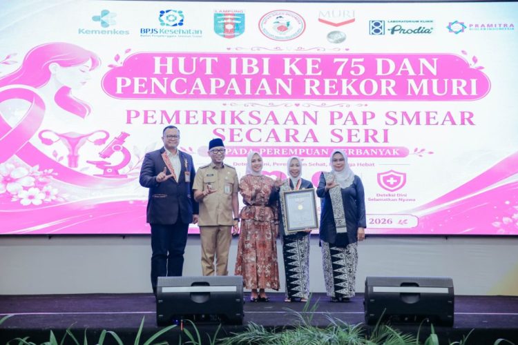 Hadiri HUT ke-75 IBI, Gubernur Mirza Apresiasi Pemecahan Rekor MURI Skrining Kanker Serviks