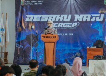 Buka Pelatihan GERCEP di Tegineneng, Wagub Jihan Bekali Warga Desa Keahlian Las