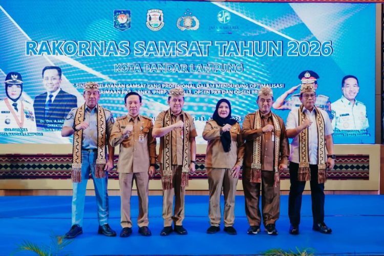 Tuan Rumah Rakornas Samsat 2026, Pemprov Lampung Dorong Ekosistem Pajak Terintegrasi