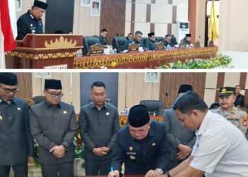 DPRD dan Pemkab Tanggamus Tandatangani MoU KUPA-PPAS Perubahan 2026