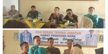 Pisah Sambut dan Sertijab Camat Pematang Sawa