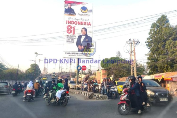 KNPI Bandar Lampung Pertanyakan Penertiban Baliho di Ruang Publik dan Dugaan Tebang Pilih