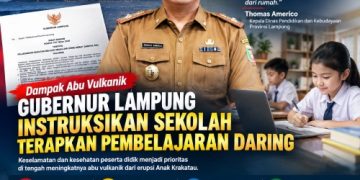 Lindungi Siswa dari Abu Vulkanik, Pemprov Lampung Terapkan Sekolah Daring pada 7-8 September 2026