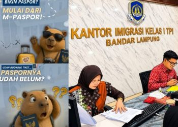 Januari-Agustus, Imigrasi Bandarlampung Terbitkan 31.225 Paspor, 470 Izin Tinggal WNA