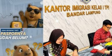 Januari-Agustus, Imigrasi Bandarlampung Terbitkan 31.225 Paspor, 470 Izin Tinggal WNA