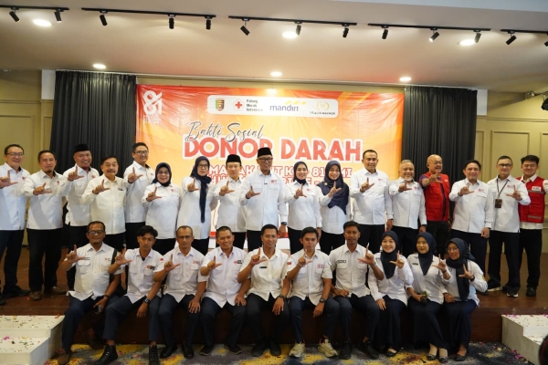 Gubernur Mirza Dorong PMI Perkuat Budaya Kemanusiaan dan Kesiapsiagaan Masyarakat