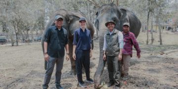 Menhut Raja Juli dan Gubernur Mirza Tinjau Progres Mitigasi Gajah di Way Kambas