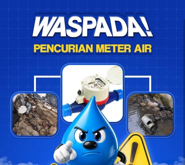 Meter Air Rawan Dicuri, Perumda Tirta Musi Minta Pelanggan Lebih Waspada