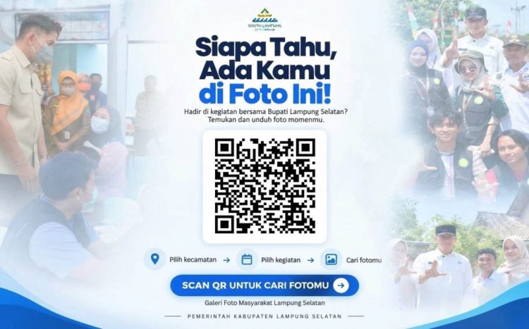 Warga Kini Bisa Unduh Foto Kegiatan Pemkab Lamsel Lewat Pindai Barcode