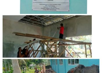 Revitalisasi SDN 1 Tanjung Agung Tanggamus Tuai Tanda Tanya, Keterbukaan Publik Minim