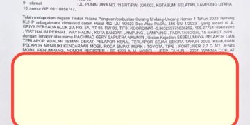 Buron Kasus Fortuner Ketua KPU Lampura Lolos dari Kejaran Jatanras, Kabur Lewat Rumah Pejabat