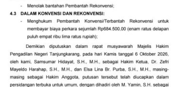 Gugatan Bantahan Kandas di Pengadilan, Kuasa Hukum Nuryadin: Sita Eksekusi Lanjut Tahap Berikutnya