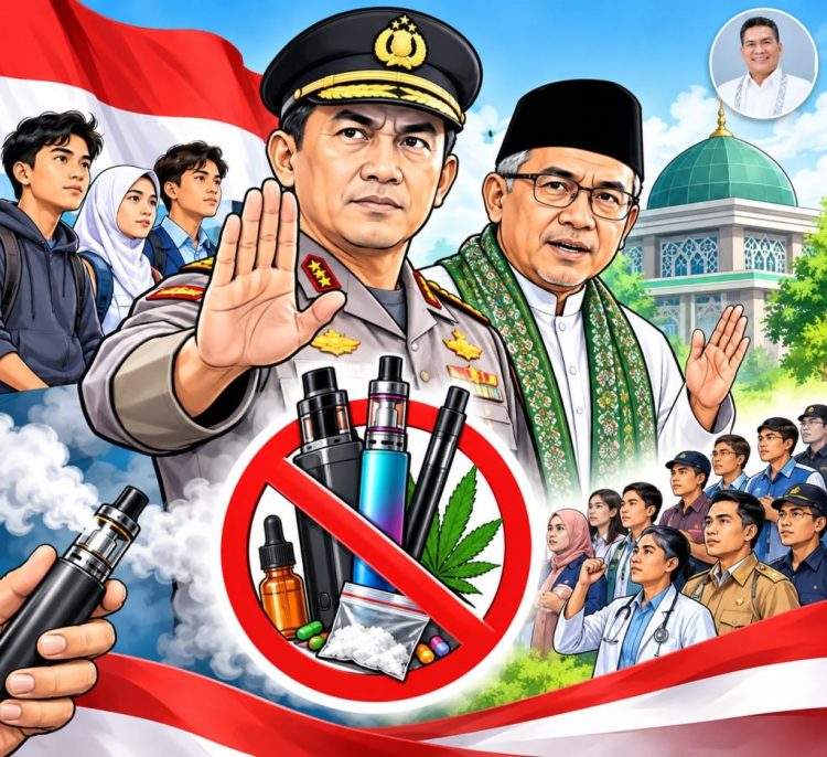 Kapolri Gandeng MUI Soal Vape, Langkah Tepat Perang Narkoba