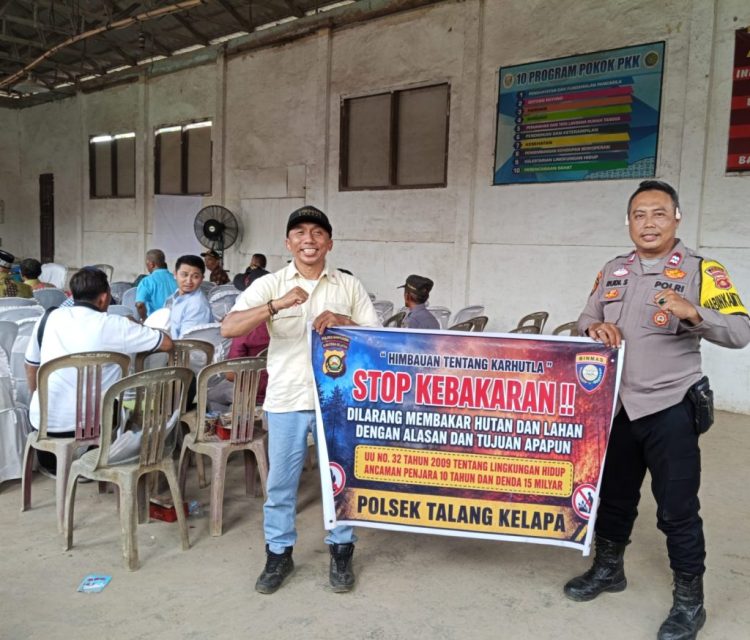 Antisipasi Dampak Kabut Asap, Polres Banyuasin Gencarkan Patroli dan Sosialisasi Karhutla