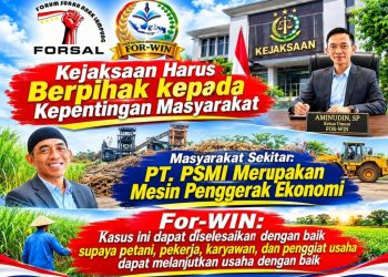 Rekening Diblokir Kejaksaan, FORSAL dan For-WIN Desak Penyelamatan Nasib Petani PT PSMI