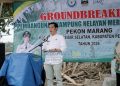 Modernisasi Kawasan Pesisir, Bupati Dedi Irawan Groundbreaking Kampung Nelayan Merah Putih Pekon Marang